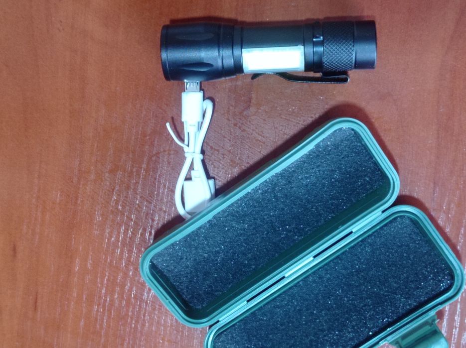 Мощный ручной фонарик с аккумулятором Police BL 511 COB usb micro char