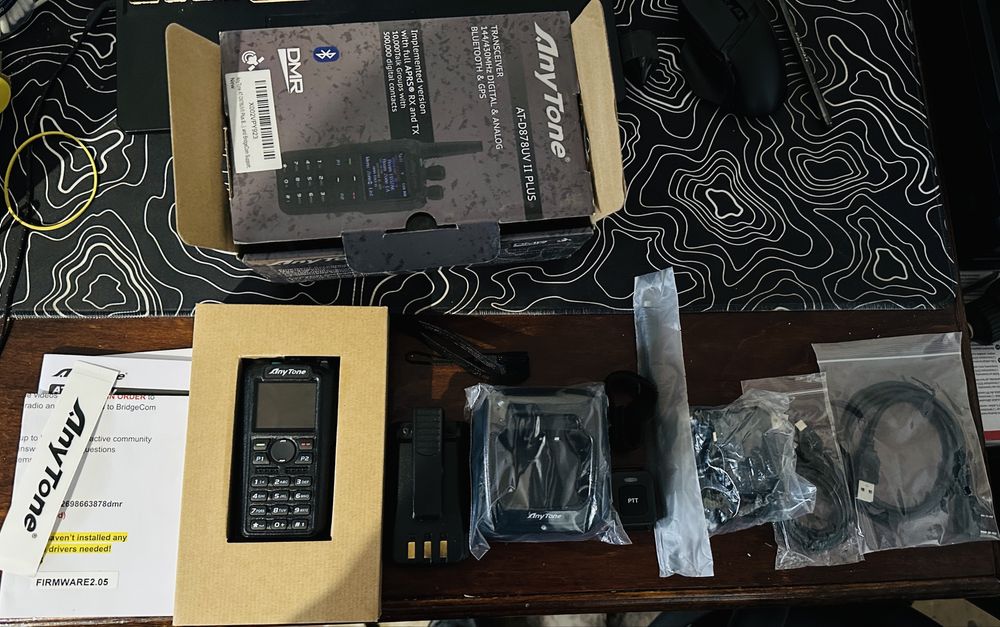 Радіостанція нова Anytone AT-D878UV II Plus в повній комплектація