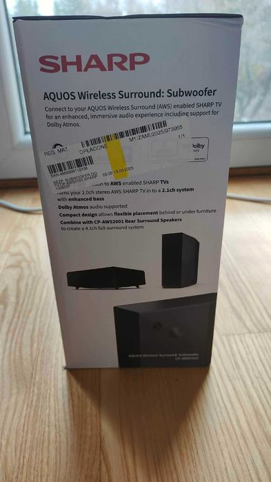 Subwoofer SHARP CP-ASW0101