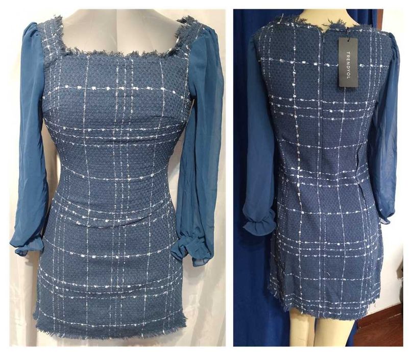 Trendyol Vestido mulher Slim Shift Tam: 34 (230)