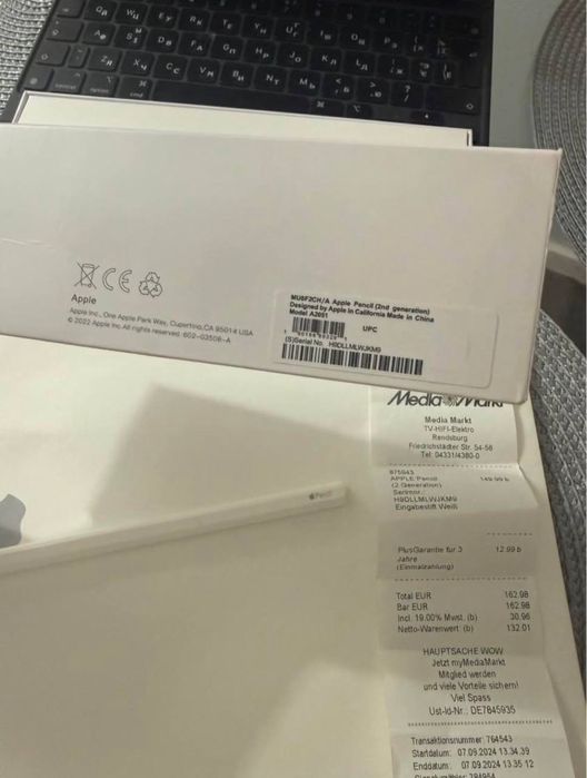 Apple pencil 2d generation