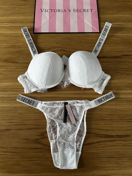 Komplet bielizny Victoria’s Secret rozmiar B80 stanik + majtki
