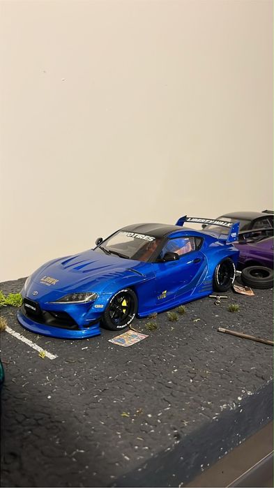 Toyota supra mk5 liberty walk solido 1:18