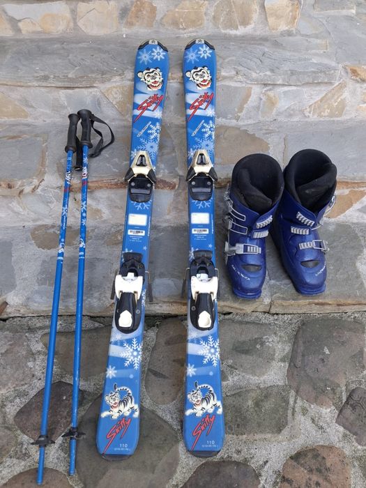 Narty + buty + kijki