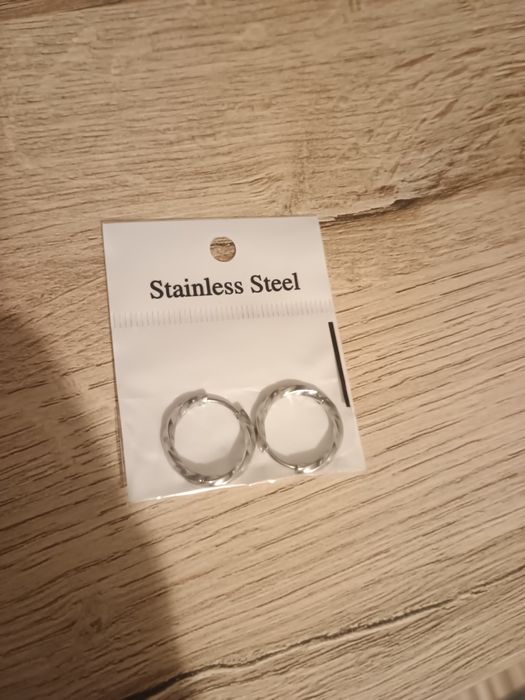 Srebrne kolczyki kółka 925