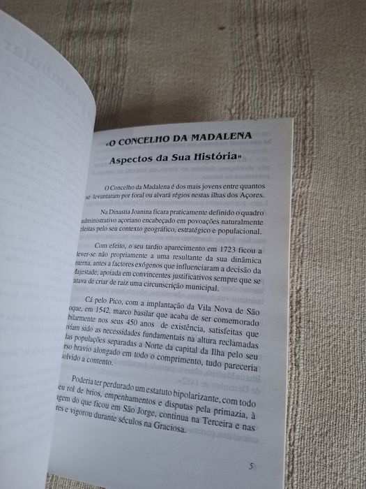 História do Concelho da Madalena Açores