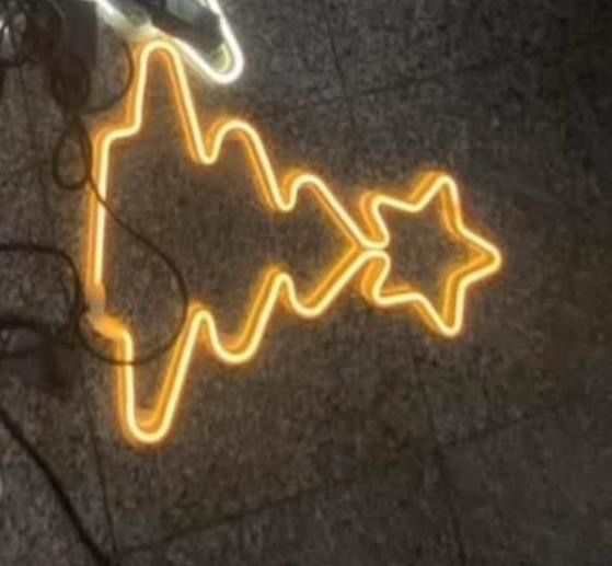 Arvore de natal iluminação