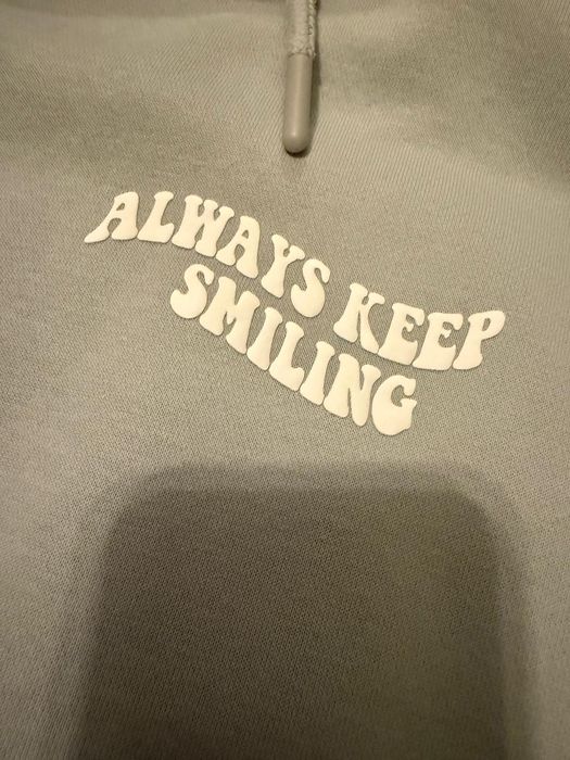 Szara bluza ocieplana 146-152