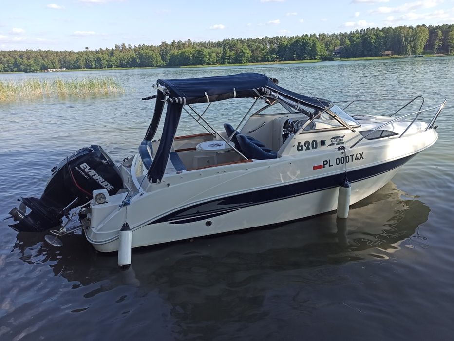 Łódź motorowa Galeon Galia 620 Evinrude E-tec 200 kabinowa motorówka jacht