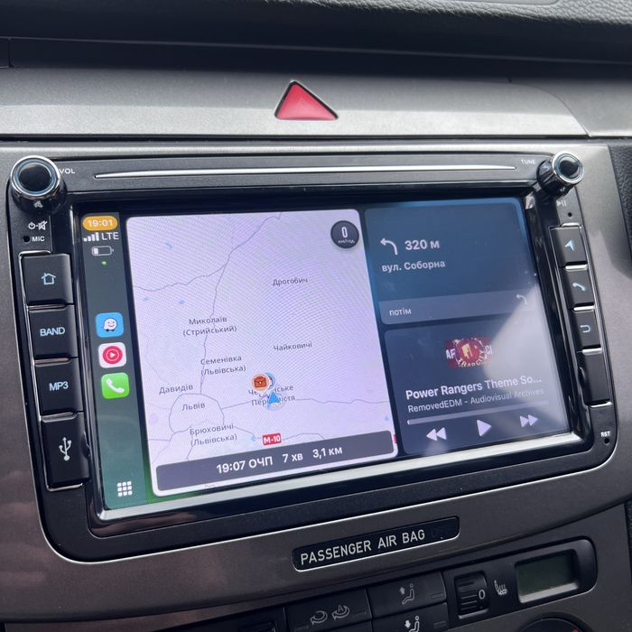 Магнітола 8 дюймів 4/64 з Carplay та Android Auto для Vw/Skoda/Seat/Volkswagen