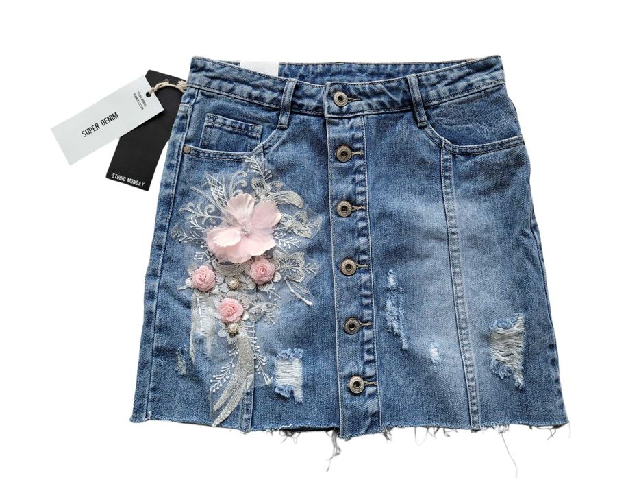 Nowa jeansowa spódniczka 34,XS Studio Monday Denim