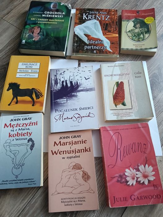 Książki używane , romanse kryminały, itp