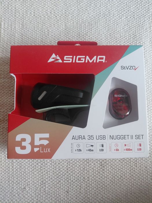 Zestaw oświetlenia LED rowerowego SIGMA