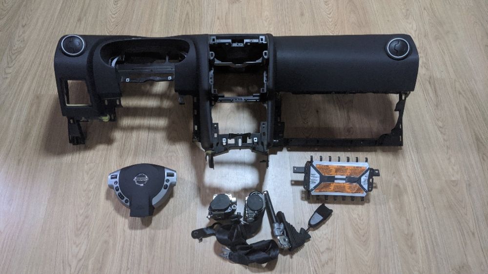 Conjunto Kit Airbags Tablier Nissan Qashqai J10 Original