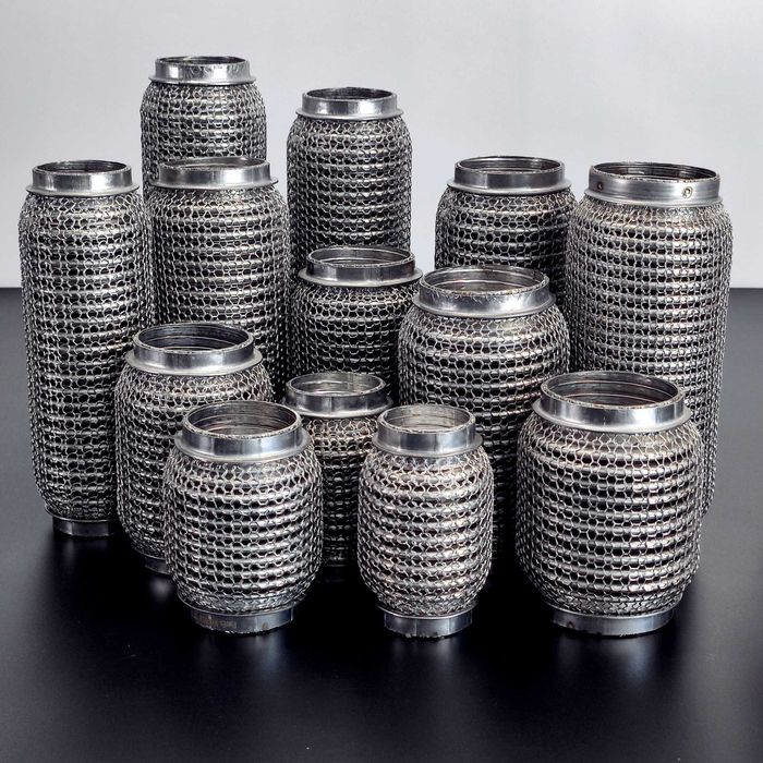 Гофра глушника, багато розмірів