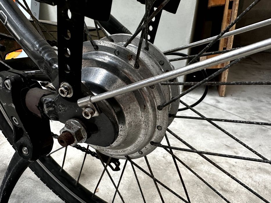 Bicicleta elétrica dobravel