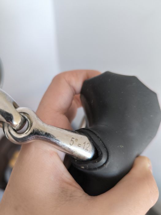 Wędzidło stübben podwójnie łamane 12,5 cm
