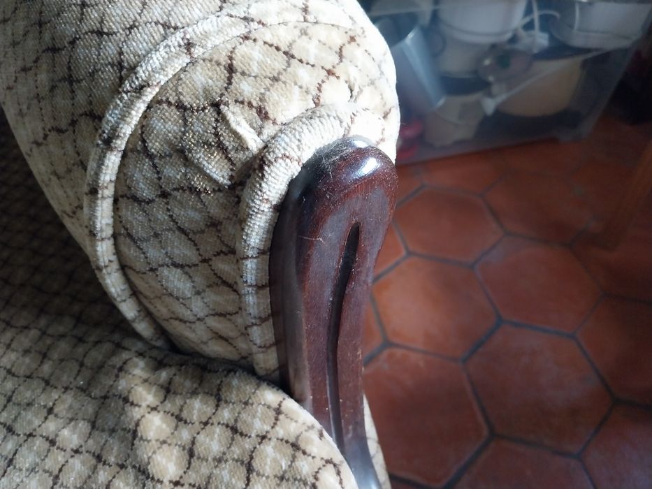 Terno de sofás com sofá cama