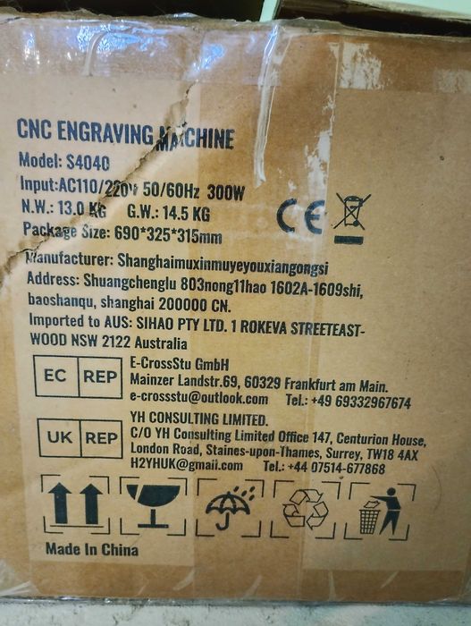 Frezarka CNC VEVOR 300W