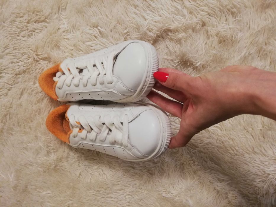 sneakersy Dsquared2 40 damskie białe skórzane 40