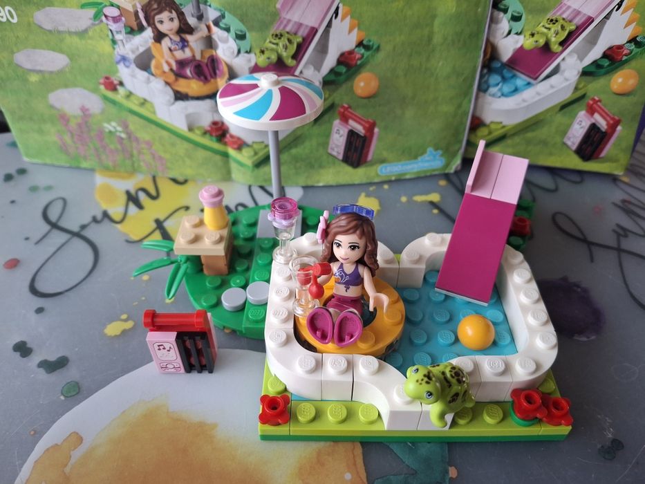 Klocki lego friends 41090 ogrodowy basen Oliwii