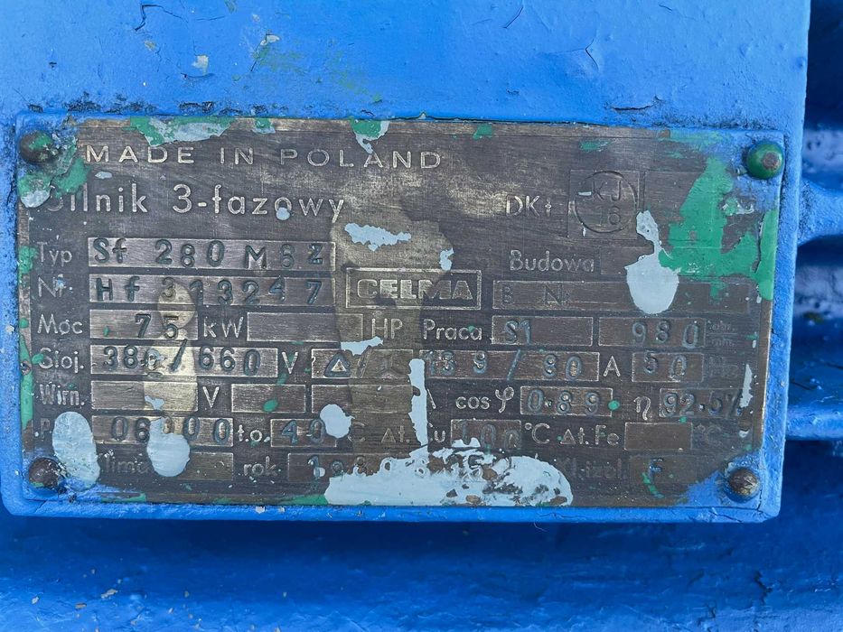 Silnik elektryczny 75 kW 980 obr