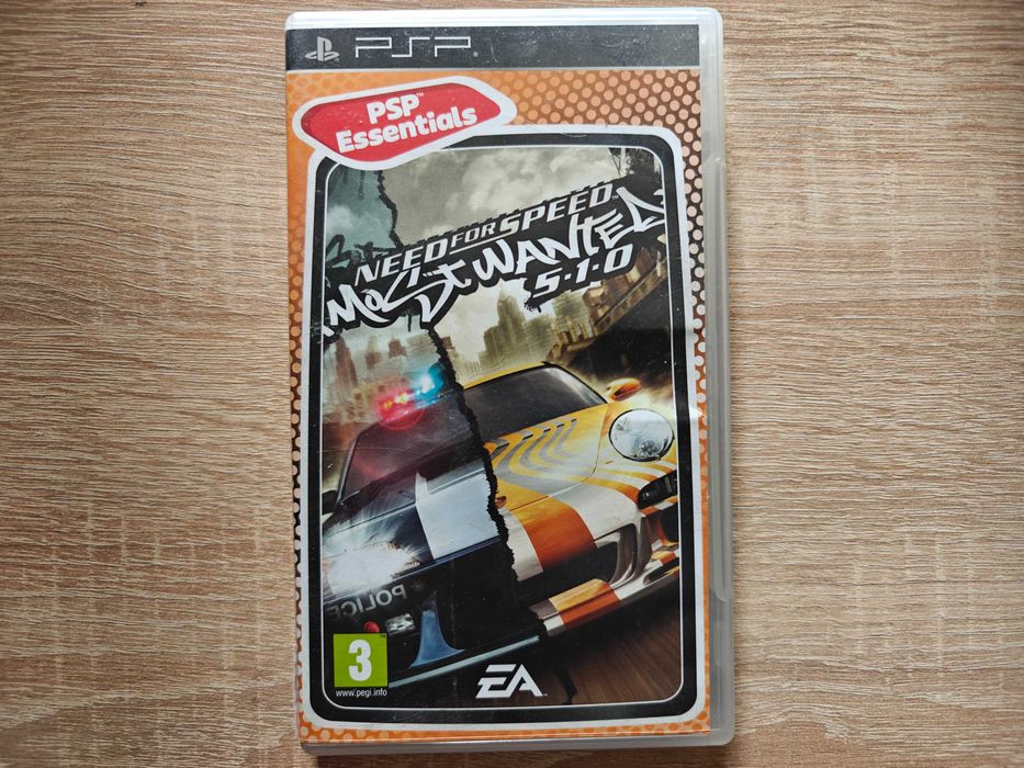 Need for Speed Most Wanted NFS 5-1-0 PSP Playstation Portable