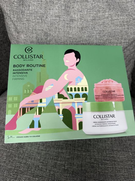 Collistar набір (пілінг скраб, крем і косметичка)