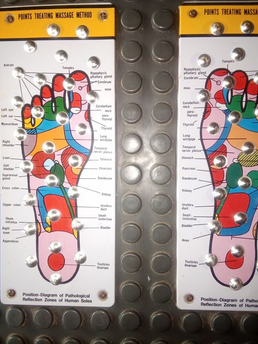 Máquina de massagens e circulação sanguínea