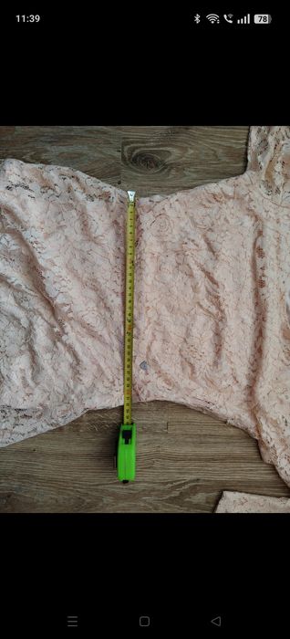 Sukienka różowa koronka XS/S