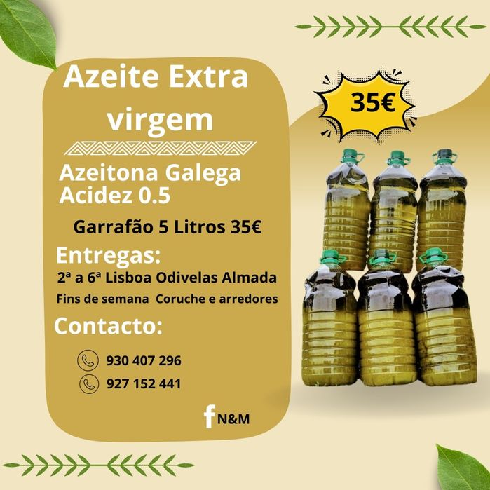 Azeite de produção caseira