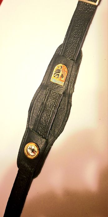 Pasek do zegarka Prl Vintage z kompasem i Herbem
