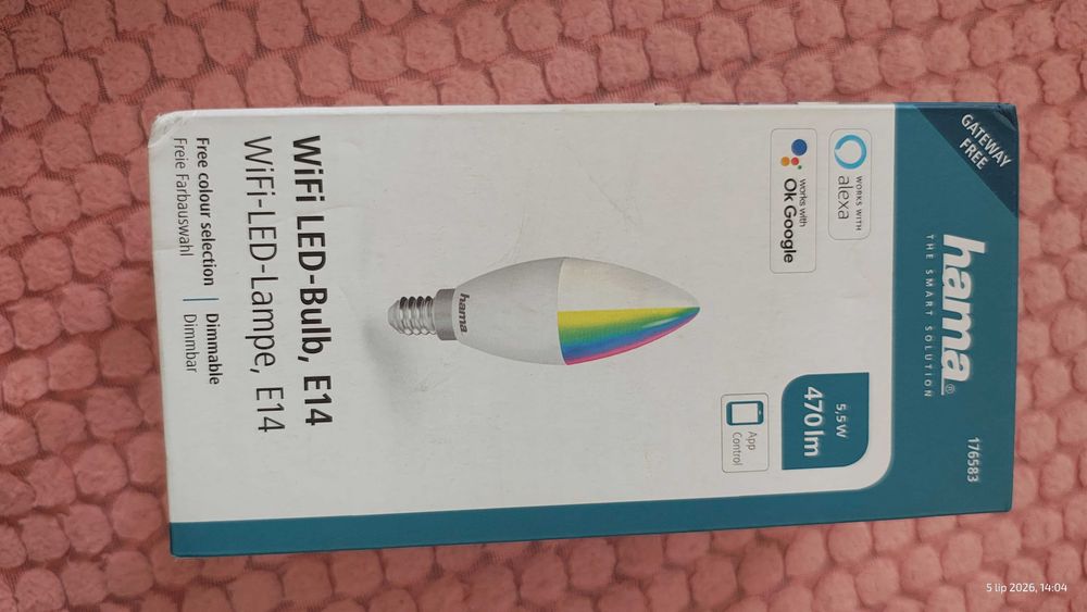 Żarówka Hama  wifi LED