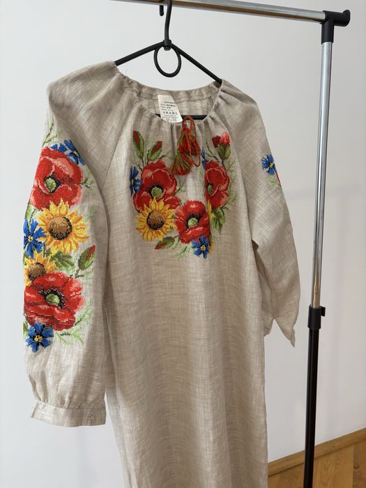 Вишита сукня 100% льон