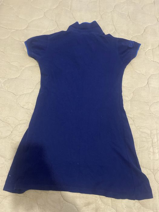 Polo Lacoste azul original – Tamanho 2 – Bom estado