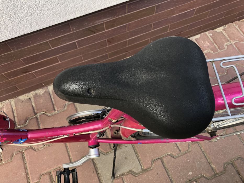Rower dzieciecy Laguna dziewczynka miejski 24’ rowerek 120-140cm wzros