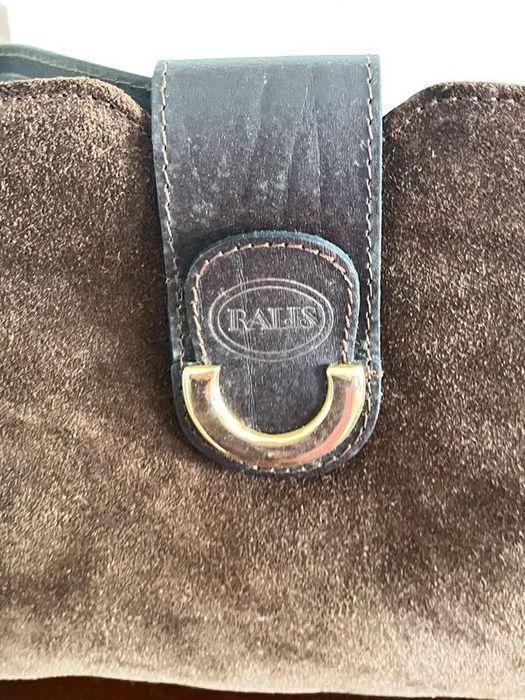 Mala/Bolsa vintage Ralis de pele – NOVA