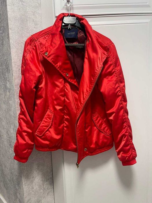 бомбер Scotch & Soda червоний атлас