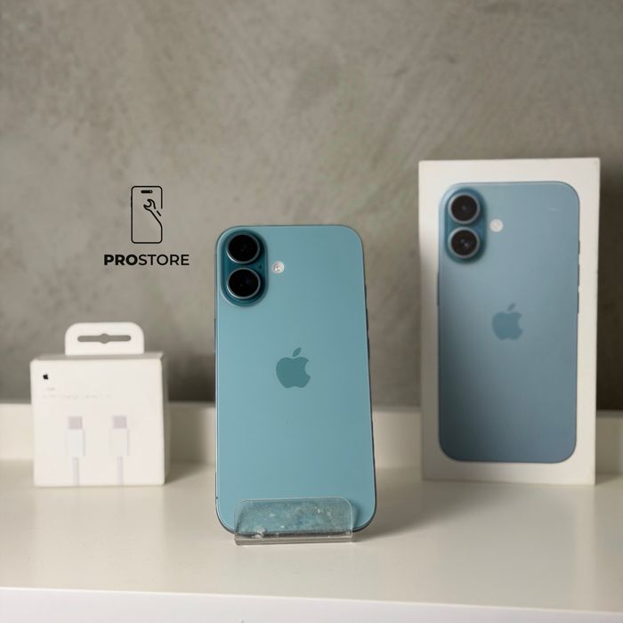 Sklep! iPhone 16 128GB Ultramarine | 100% Baterii | Gwarancja 3msc | FV Marża