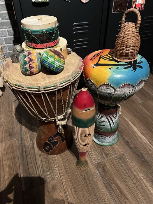 Conjunto de instrumentos capoeira