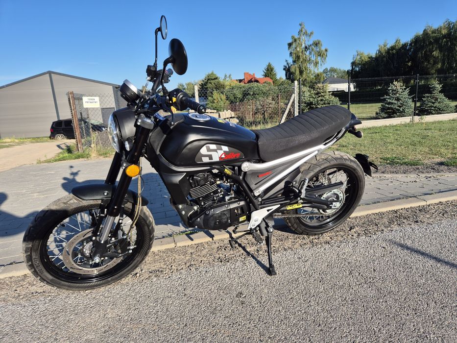 Scrambler 125 kopia Ducati, Calibre 2024r, Mash, Junak, Orcal, silnik Suzuki.