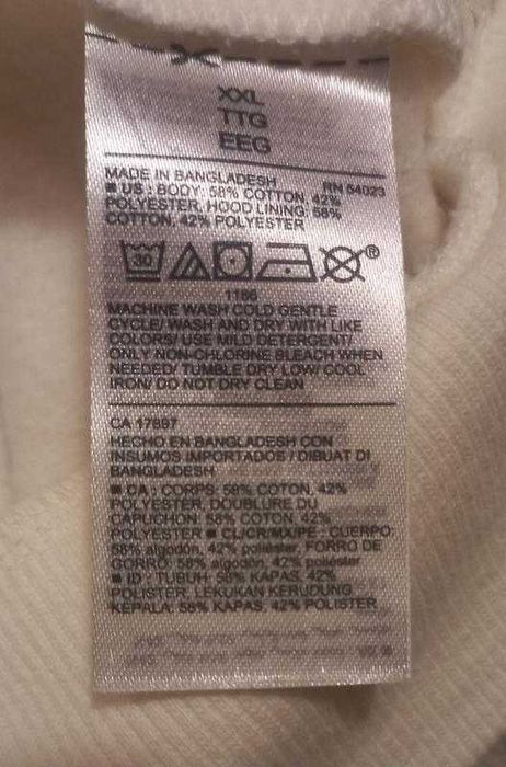 Худі толстовка на блискавці жіноча old navy xxl біла