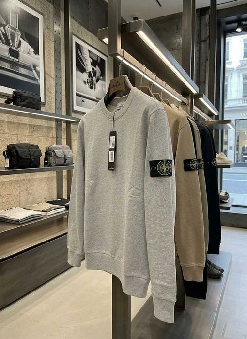 Свитшот Stone Island Серый (ХС С М Л ХЛ)