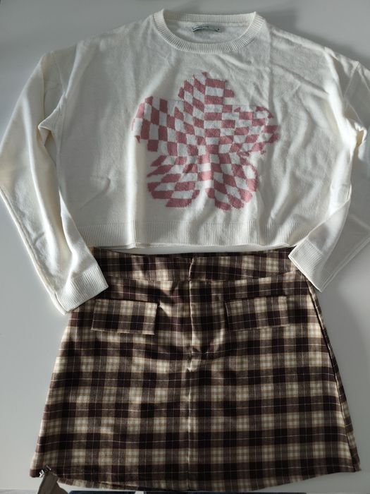 Sweter, spódniczka hause r.S