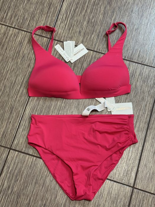 Якісний яскравий купальник calzedonia, оригінал новий бірки
