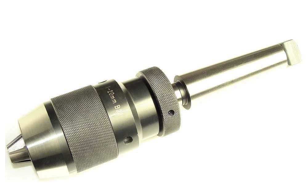 Uchwyt wiertarski B22 1mm - 20mm + trzpień MK4  MASYWNY