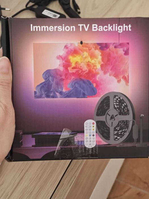 luz led imersao TV