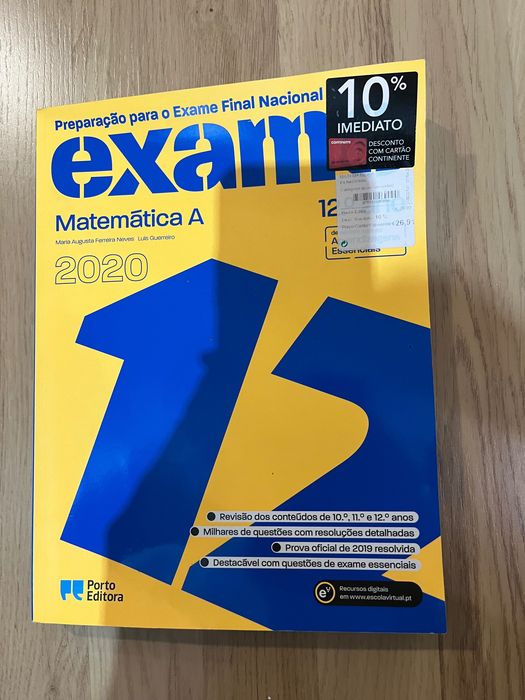 Livro de preparação para o exame matemática A 11 ano