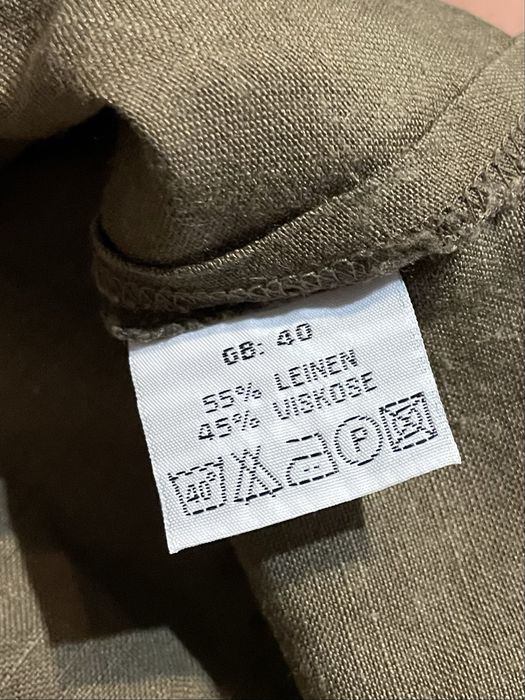Koszulka lniana rozpinana z krótkim rękawkiem