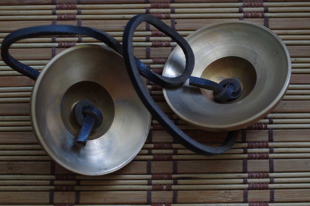 Караталы , бронза качество 75 мм Непал ручная работа 350г